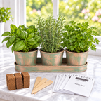 Metal Herb Garden Kit (Round), Herb Kits