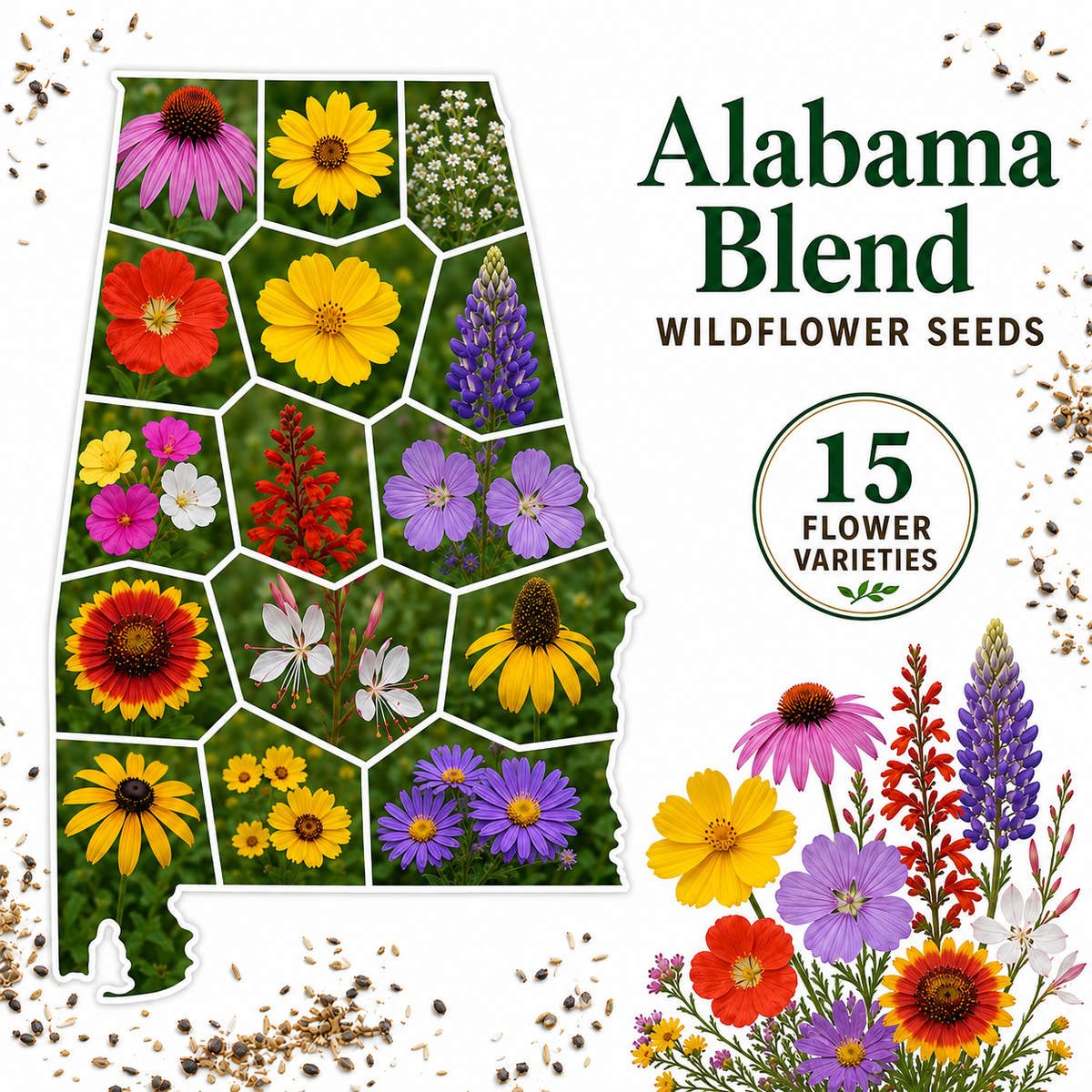 Alabama Blend, Wildflower Seed