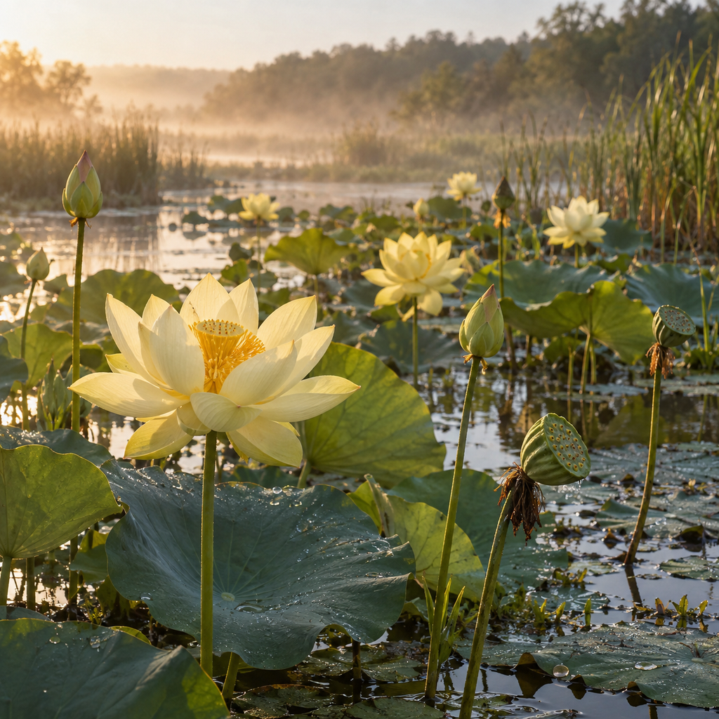 American Lotus, Nelumbo Seed