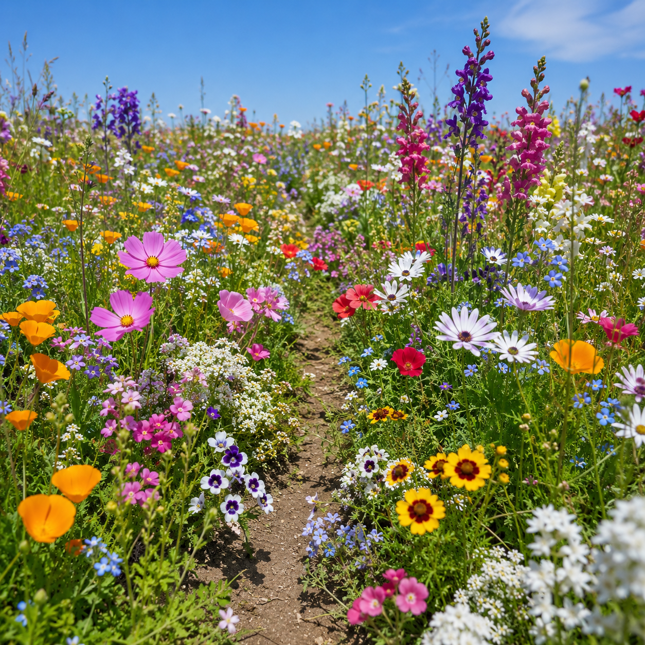 Annuals for Sun Wildflower Mix