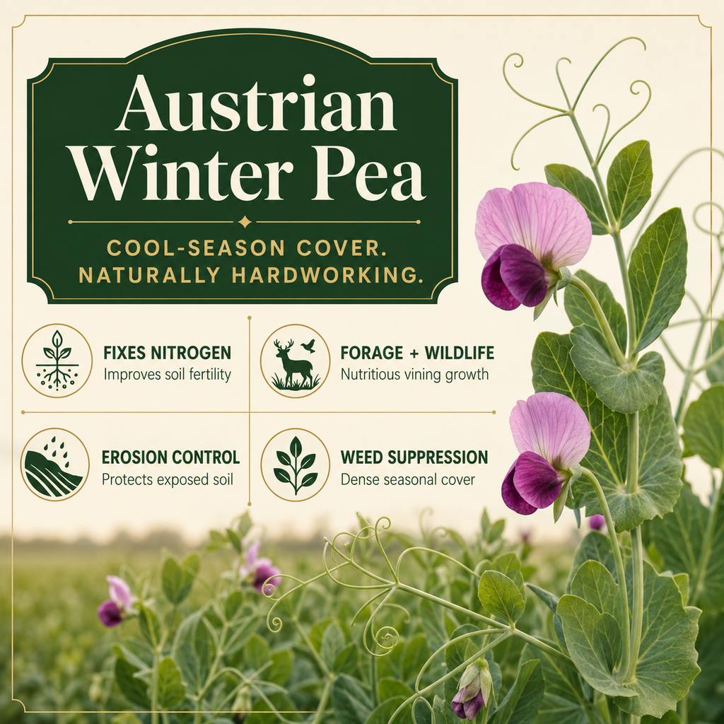 Austrian Winter Pea soil and cover crop benefits