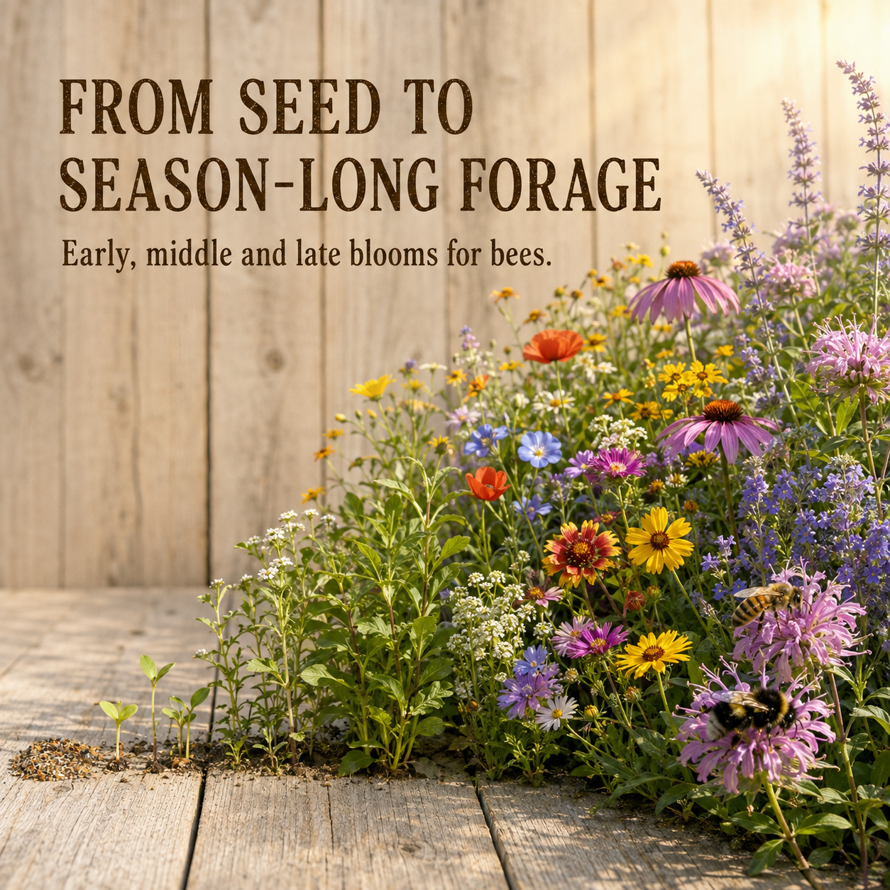 Bee Feed Seed to Forage