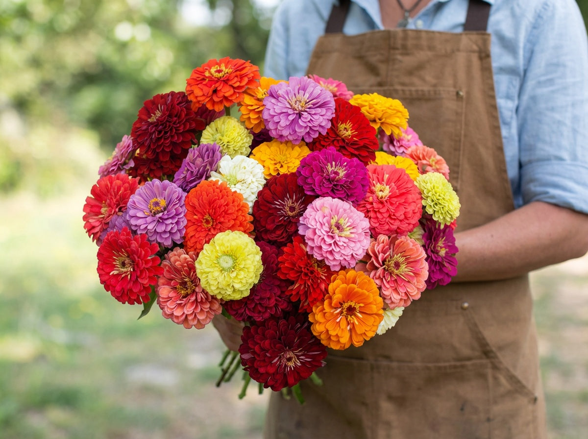 Benary's Giant Mix, Zinnia Seeds