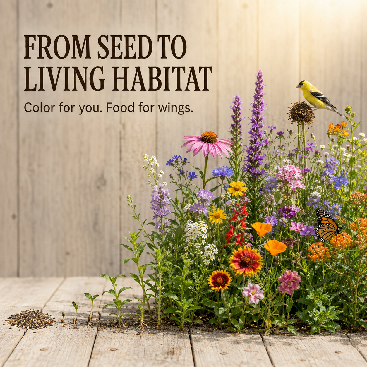 Bird and Butterfly Mix Seed Habitat