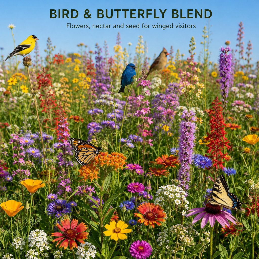 Bird and Butterfly Wildflower Mix