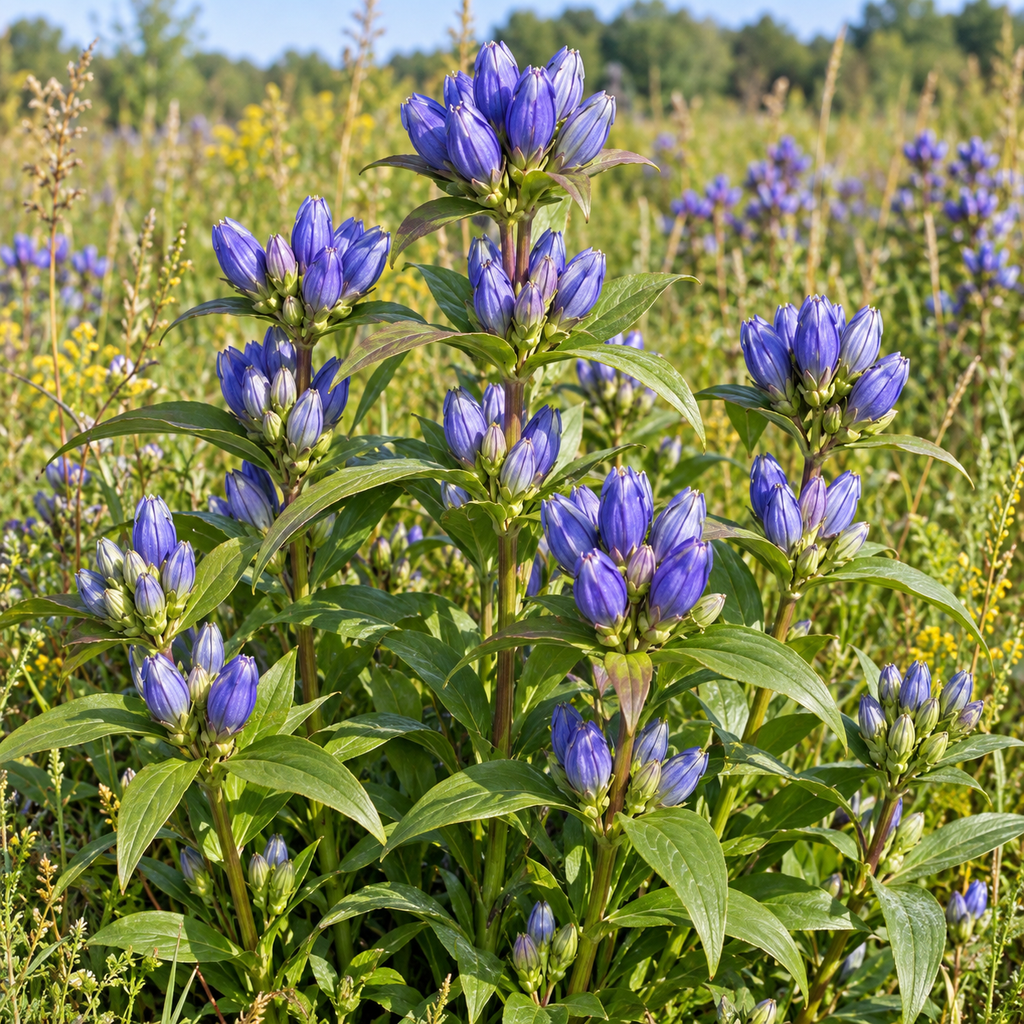 Bottle Gentian, Gentiana Seed