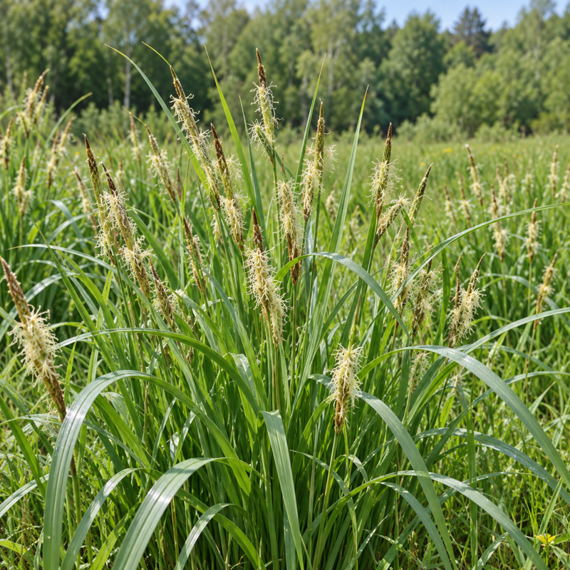 Broad-leaved Woolly Sedge, Carex Seed