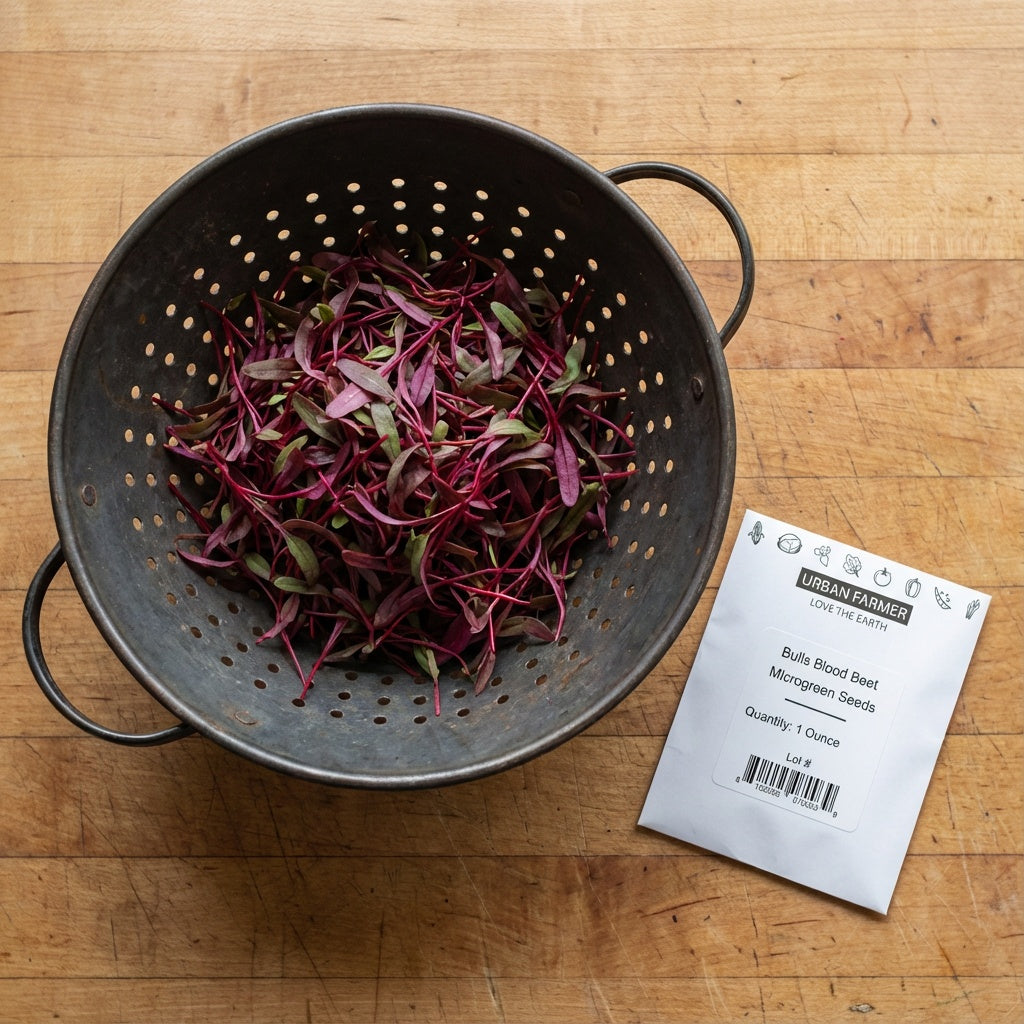 Bull's Blood Beet, Microgreen Seeds