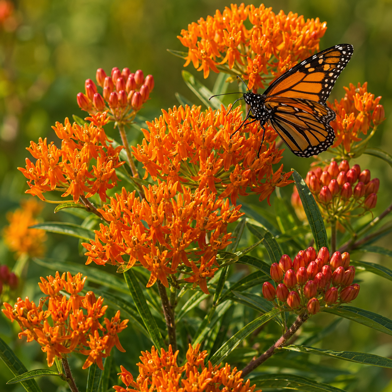 Butterfly Milkweed monarch bloom