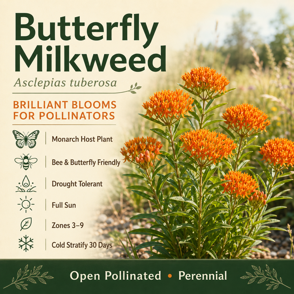 Butterfly Milkweed growing attributes