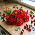Cherry Queen, Zinnia Seeds