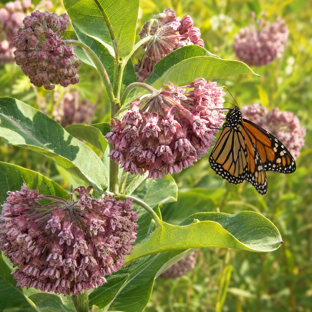 Common Milkweed in bloom