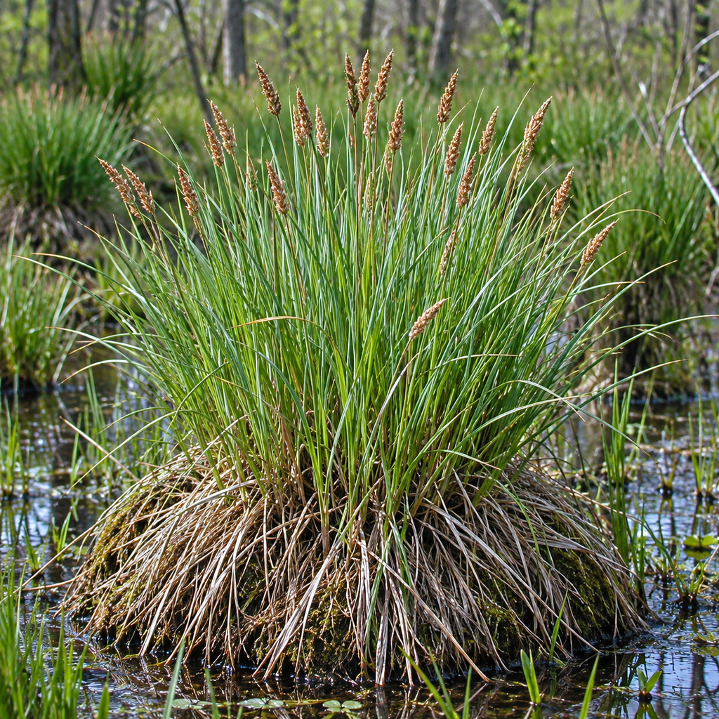 Common Tussock Sedge, Carex Seed