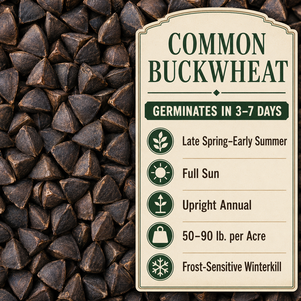 Common Buckwheat growing guide and seed