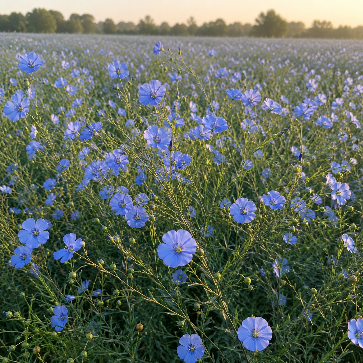 Common Flax field crop