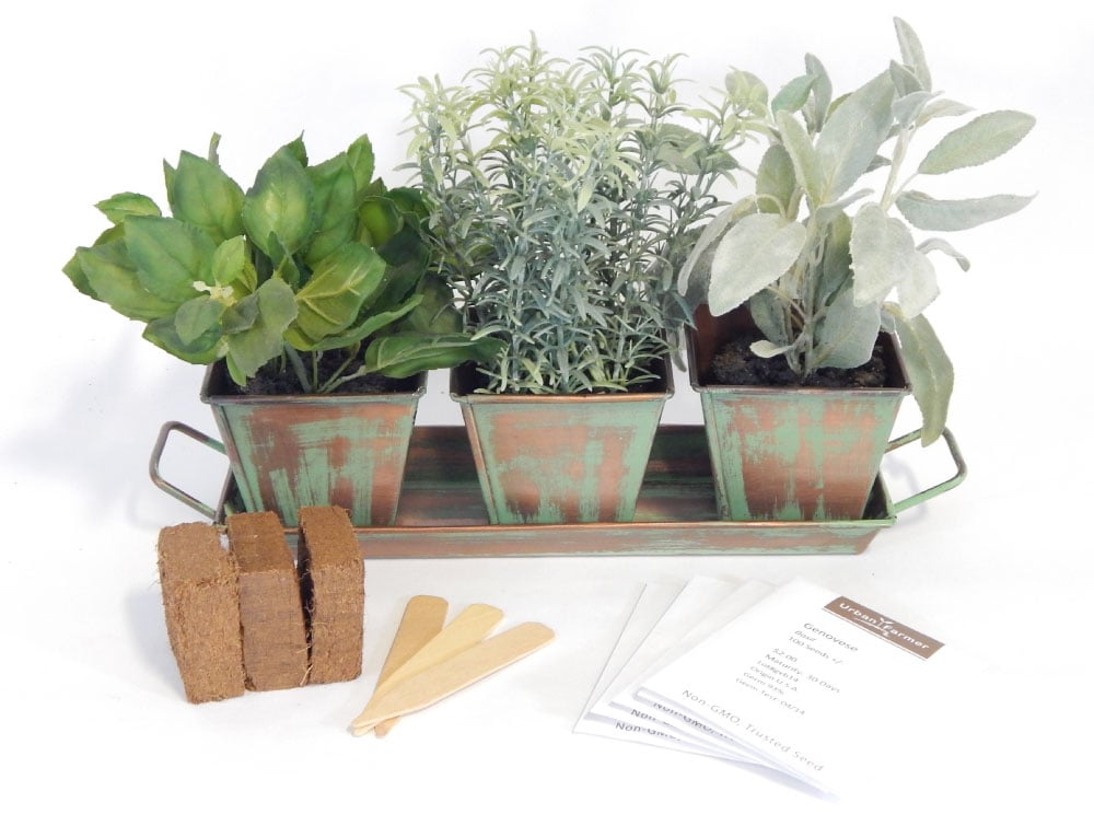 Metal Herb Kit (Square), Herb Kit