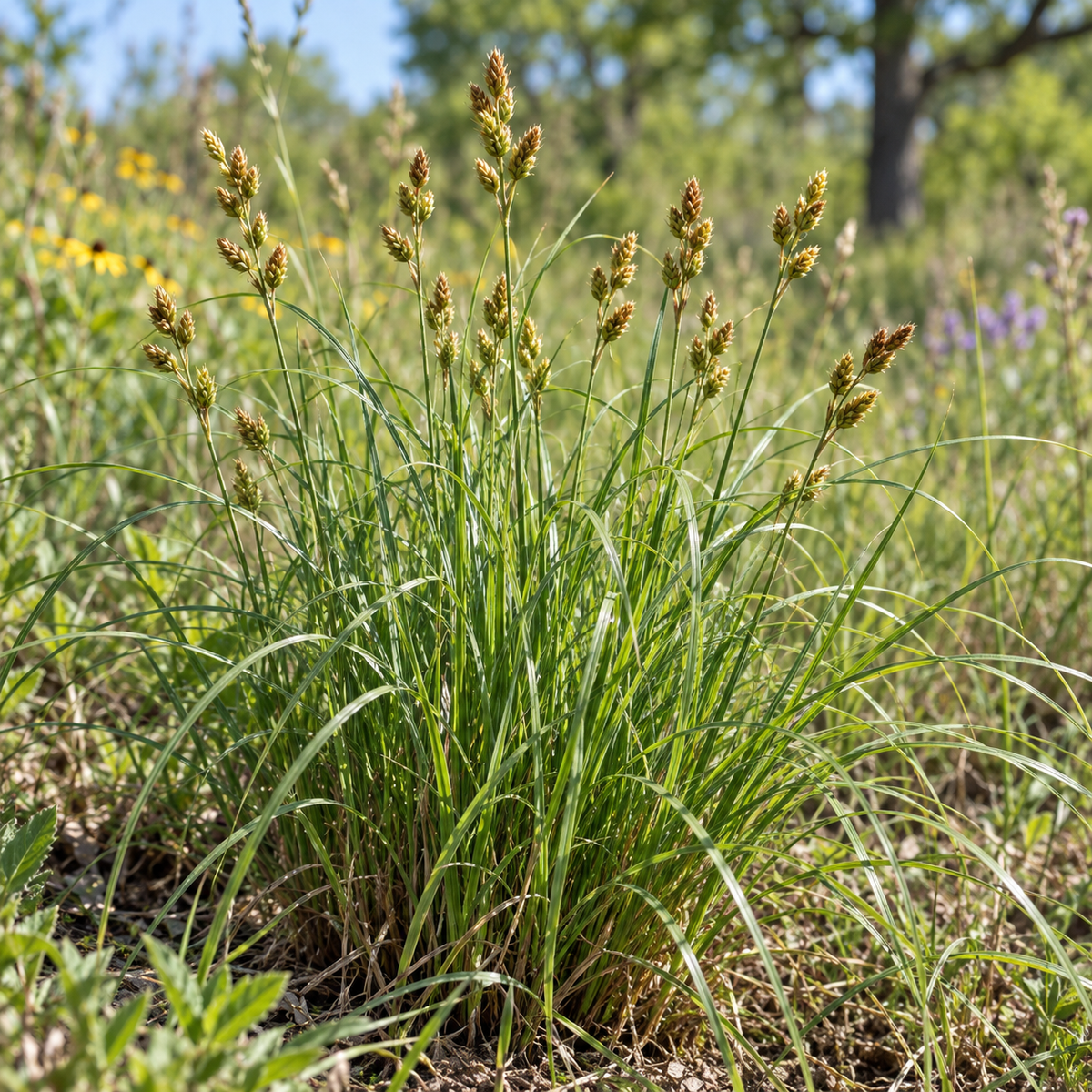 Copper-shouldered Oval Sedge, Carex Seed