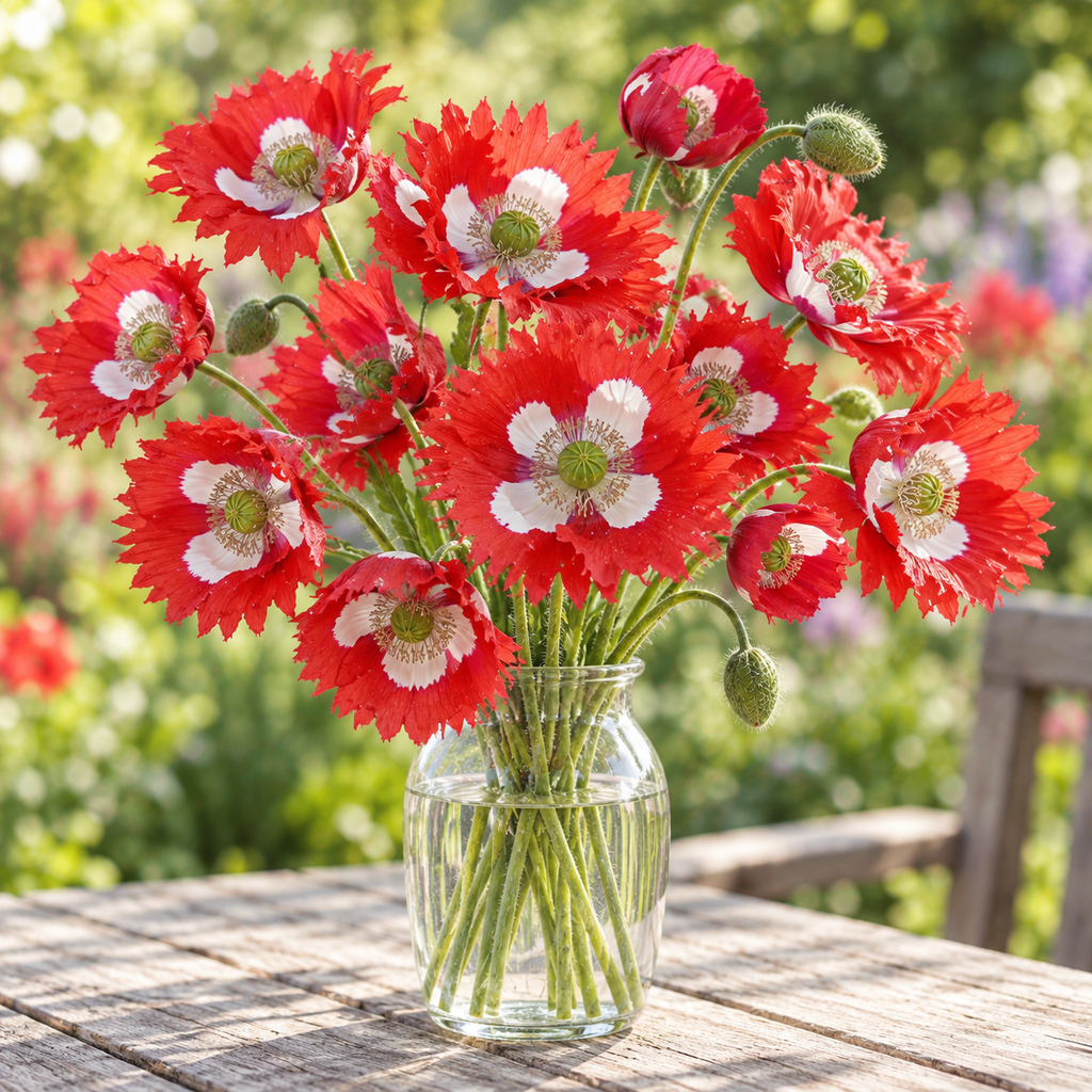Danish Flag, Poppy Seeds