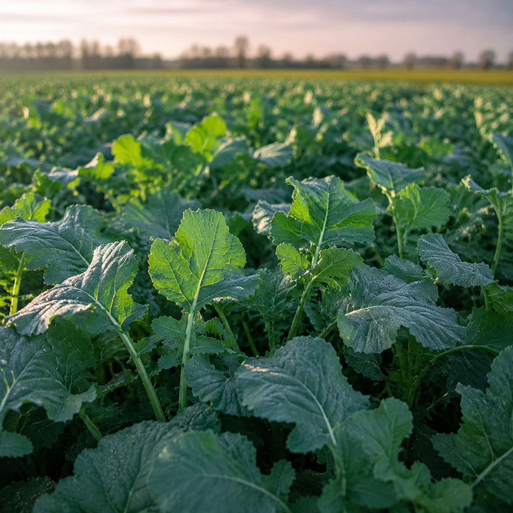 Dwarf Essex Rapeseed field crop
