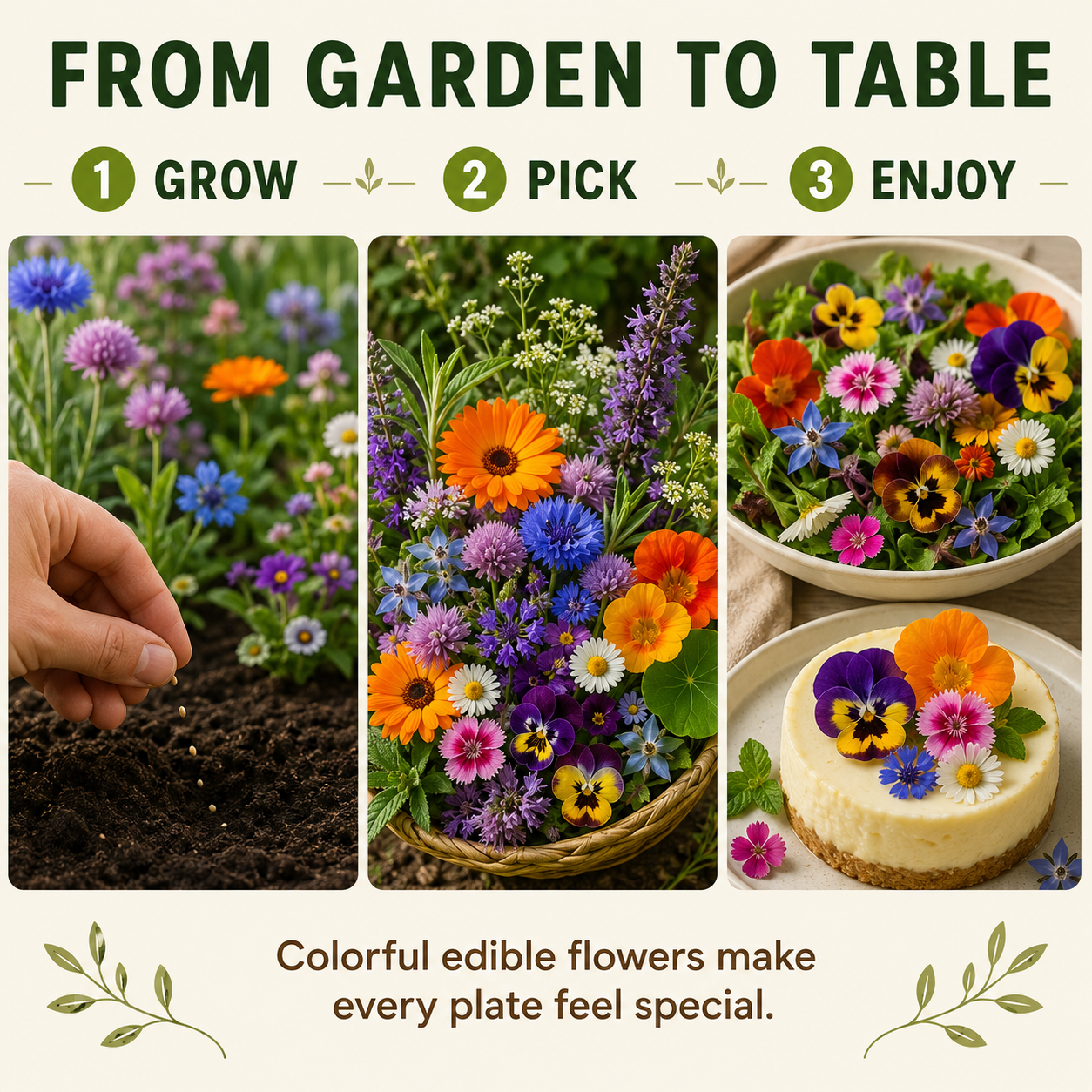 Edible Flower Seeds