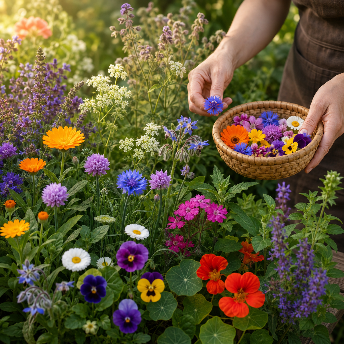 Edible Wildflower Seed Garden