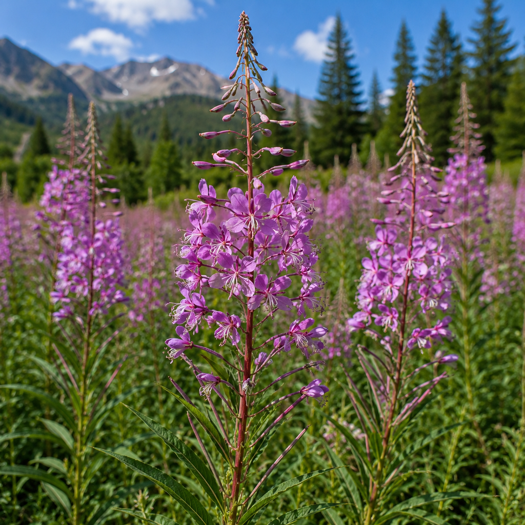 Fireweed outdoors