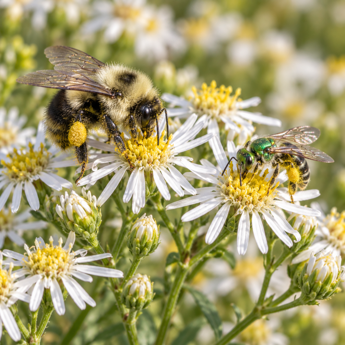 Flat-topped, Aster Seed