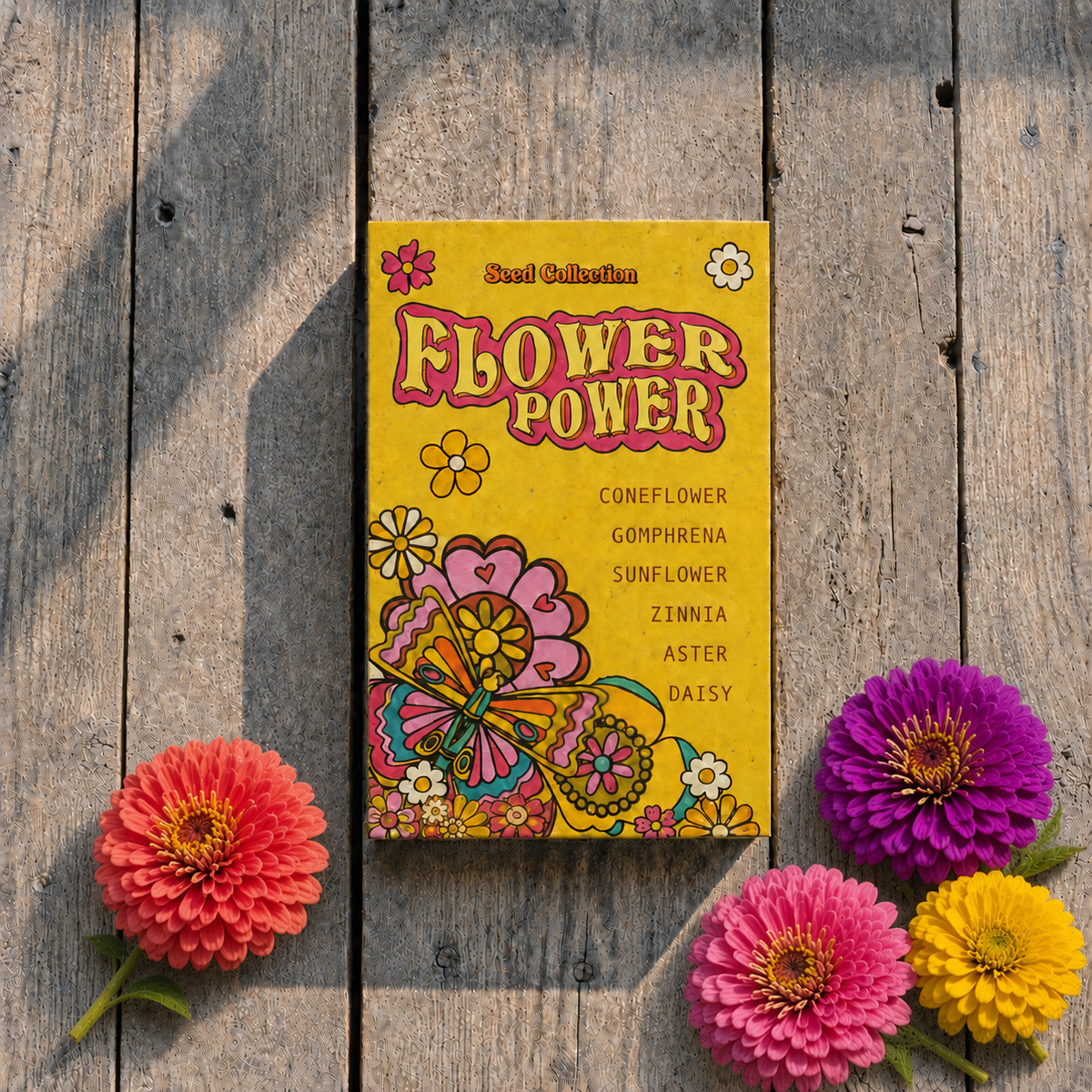 Flower Power Seed Kit package