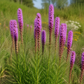 Gayfeather Blazing Star plant close-up
