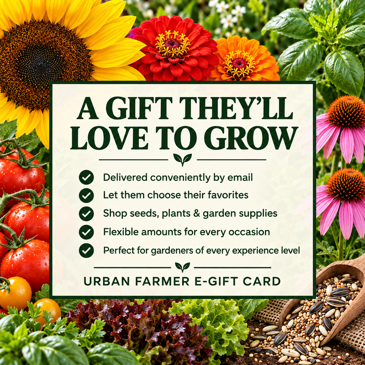 Urban Farmer Gift Card