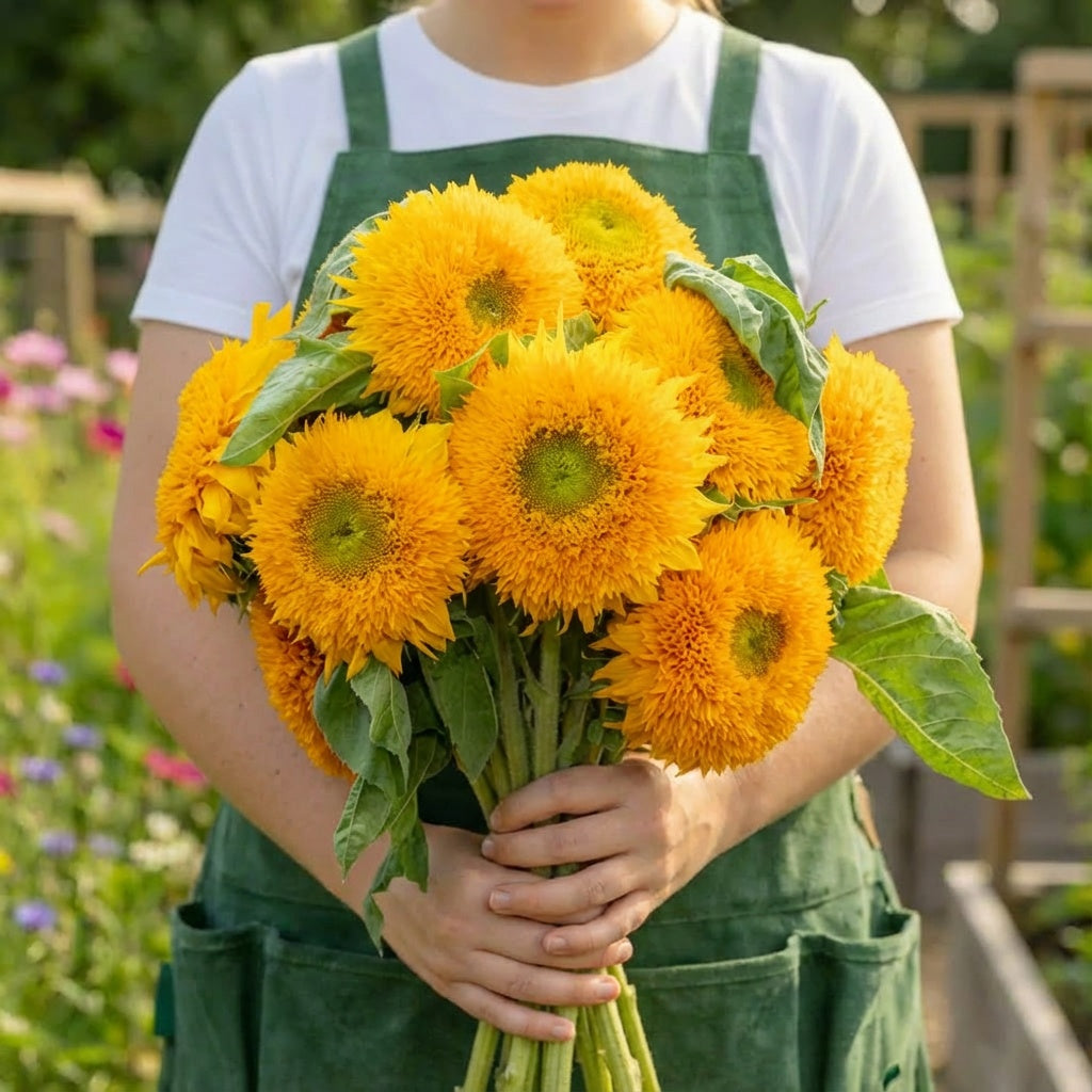 Goldy Double, Organic Sunflower Seeds