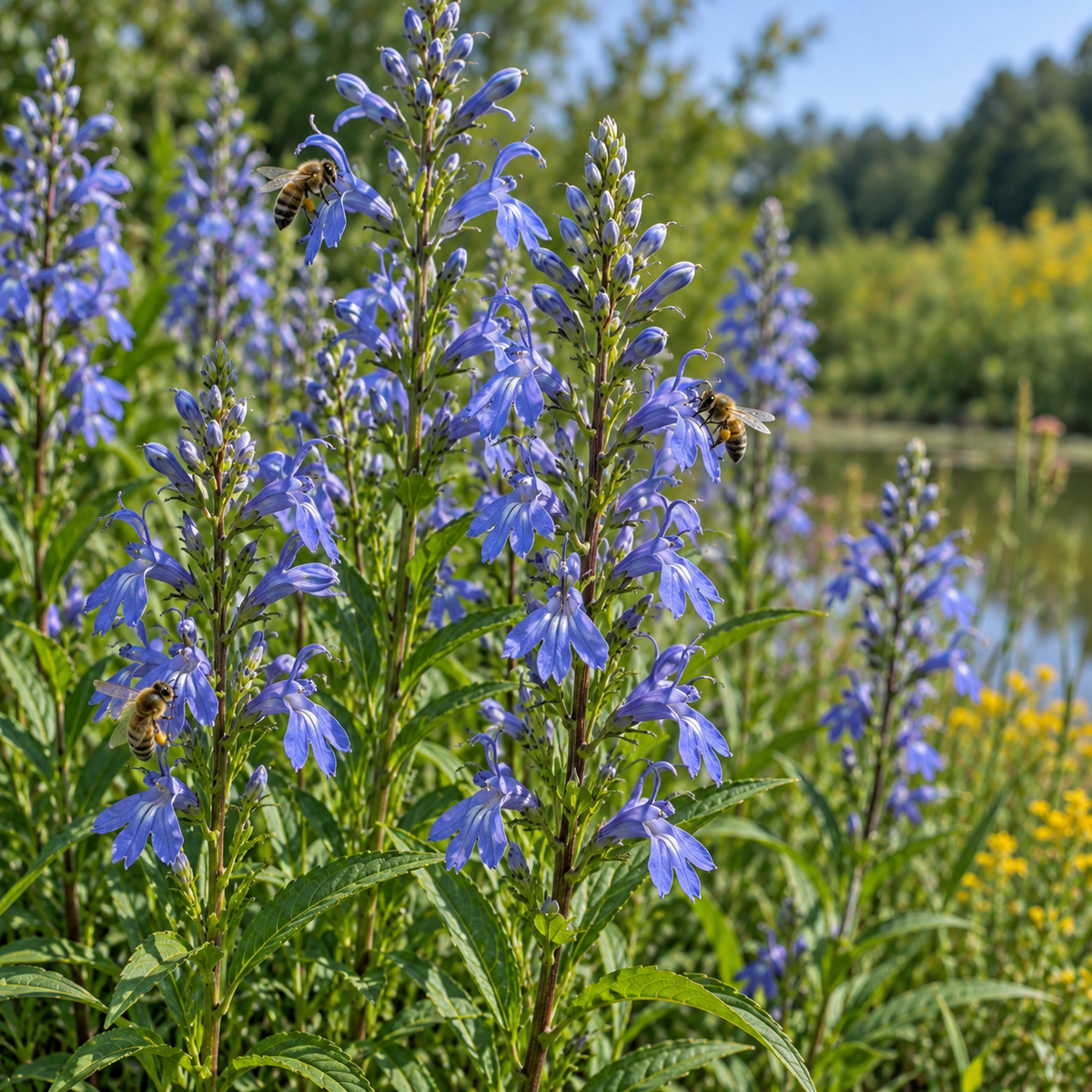 Great Blue, Lobelia Seed