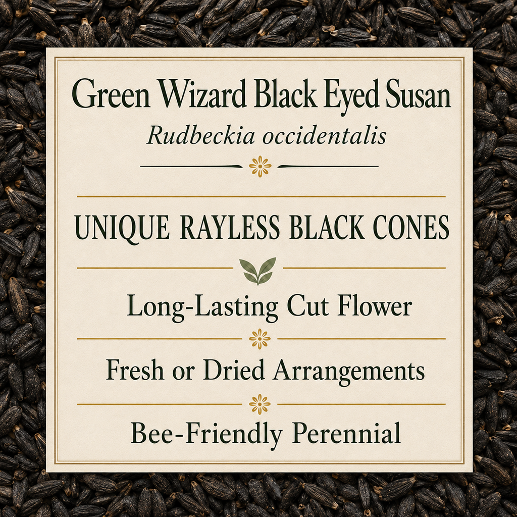 Green Wizard, Black-Eyed Susan Seed