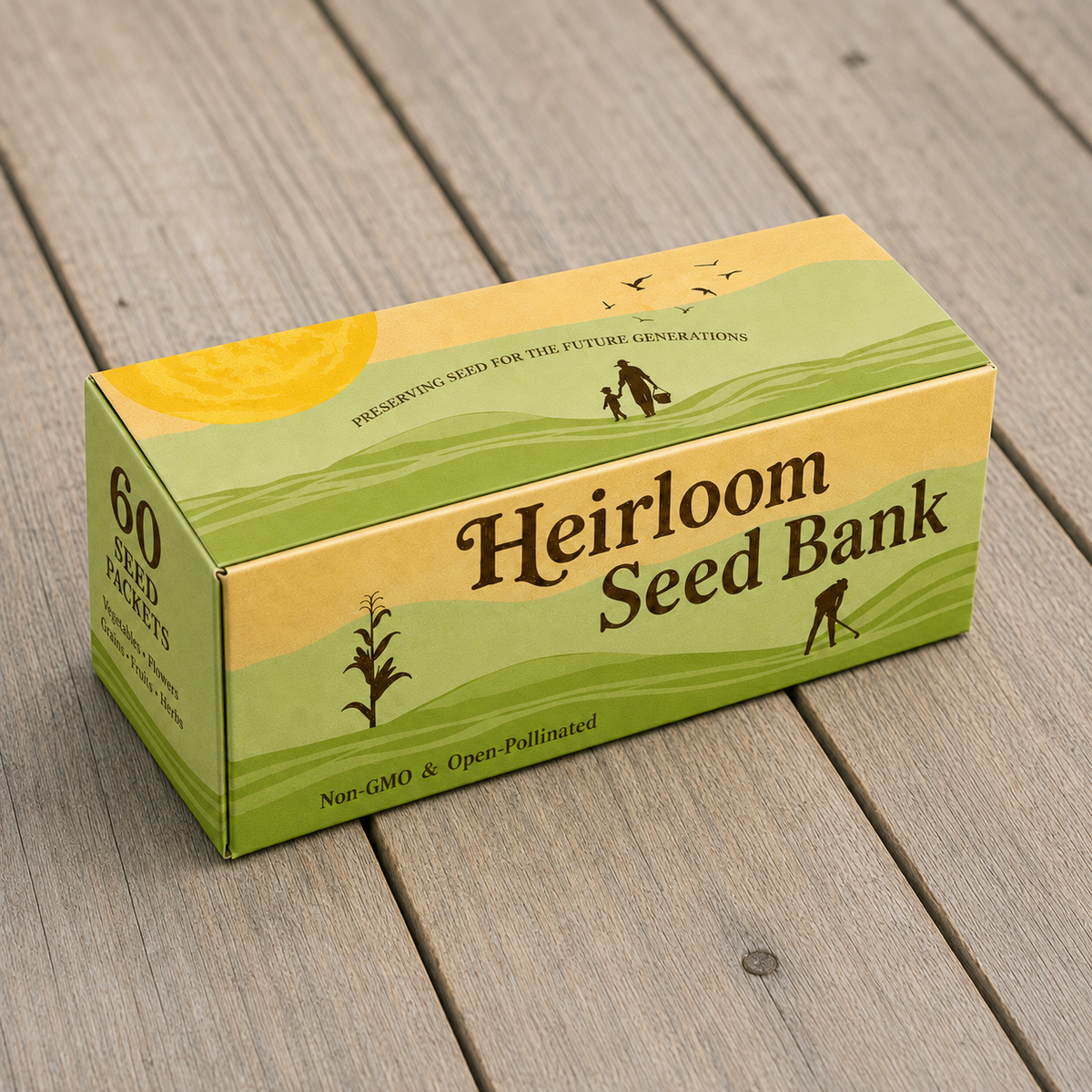 Heirloom Seed Bank vault package