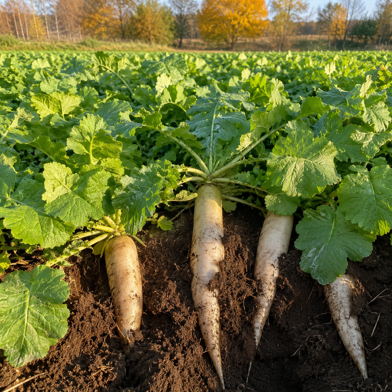 Jackhammer Radish field crop