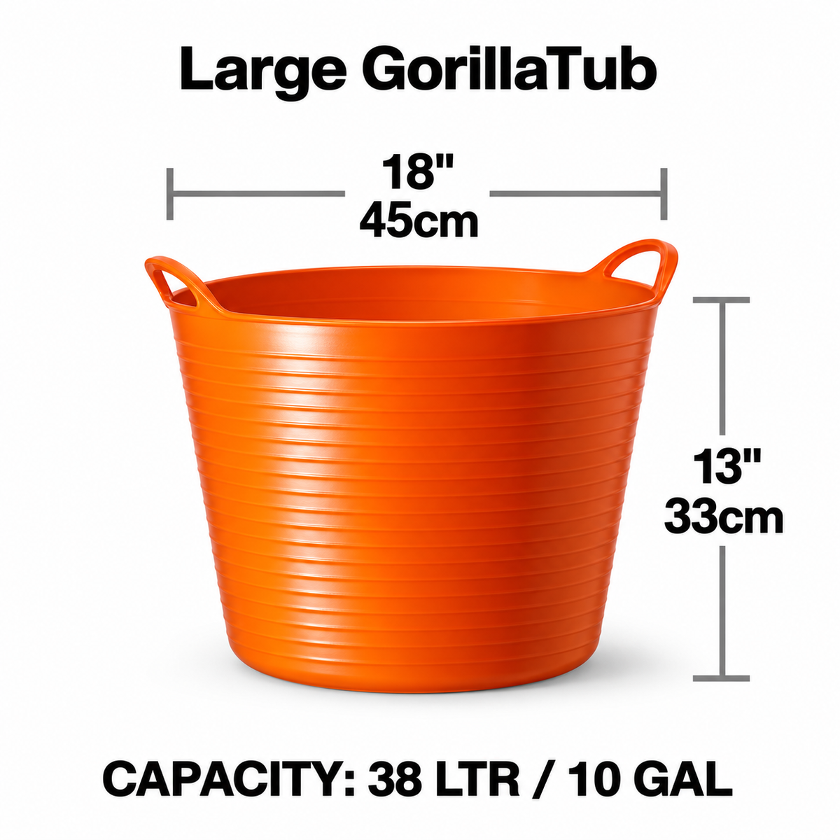 Large, Gorilla Tub