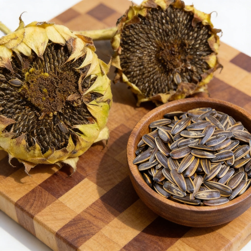Mammoth Grey Stripe, Sunflower Seeds