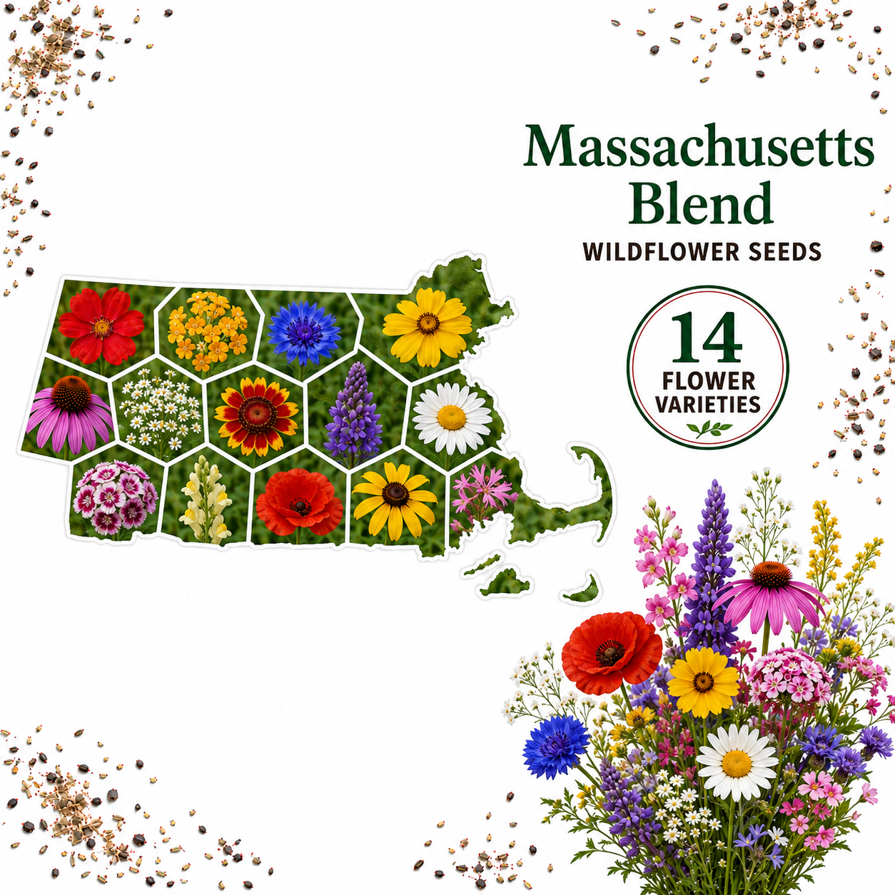 Massachusetts Blend, Wildflower Seed