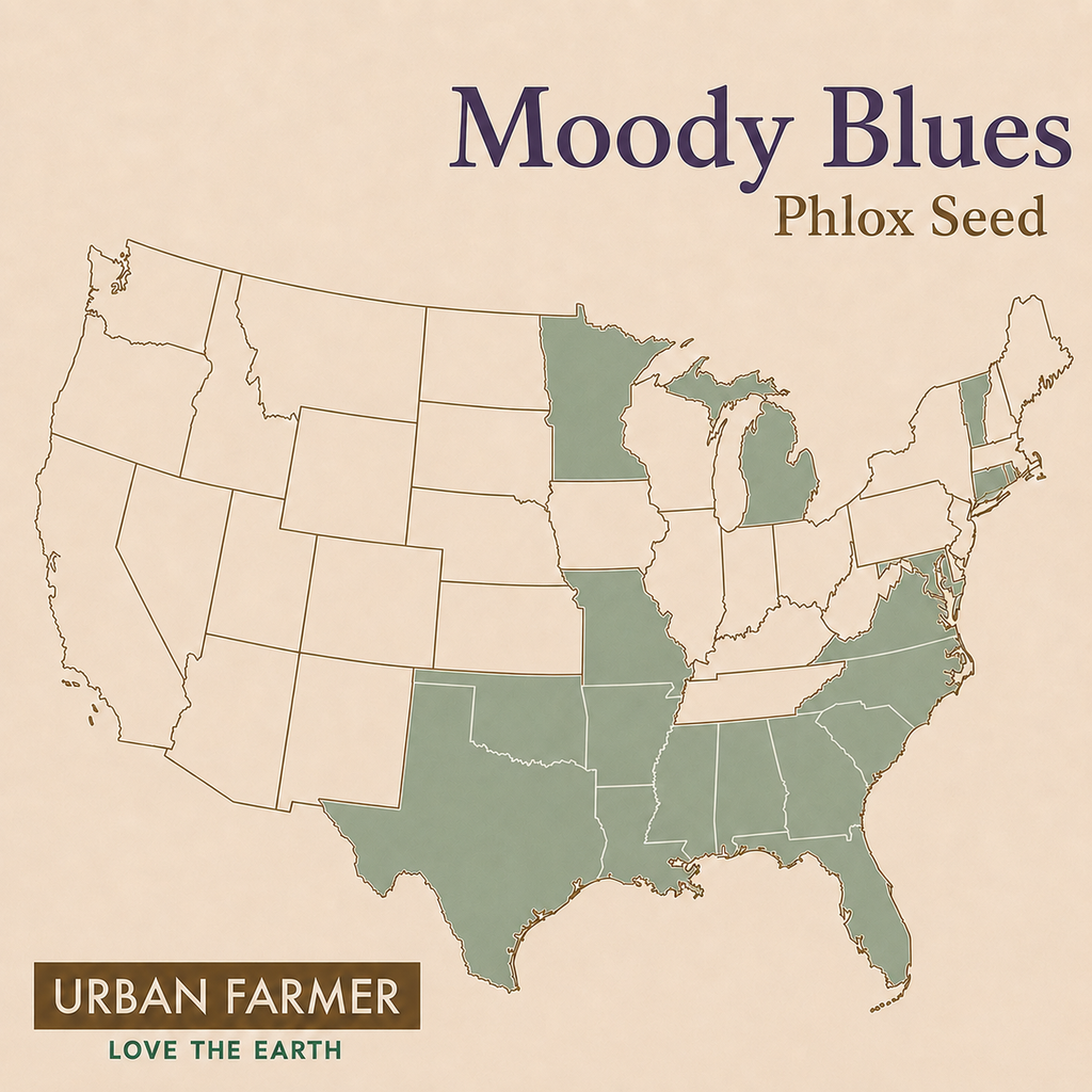 Moody Blues Phlox native range
