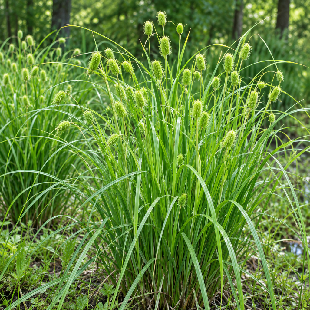 Narrow-leaved Cattail Sedge, Carex Seed