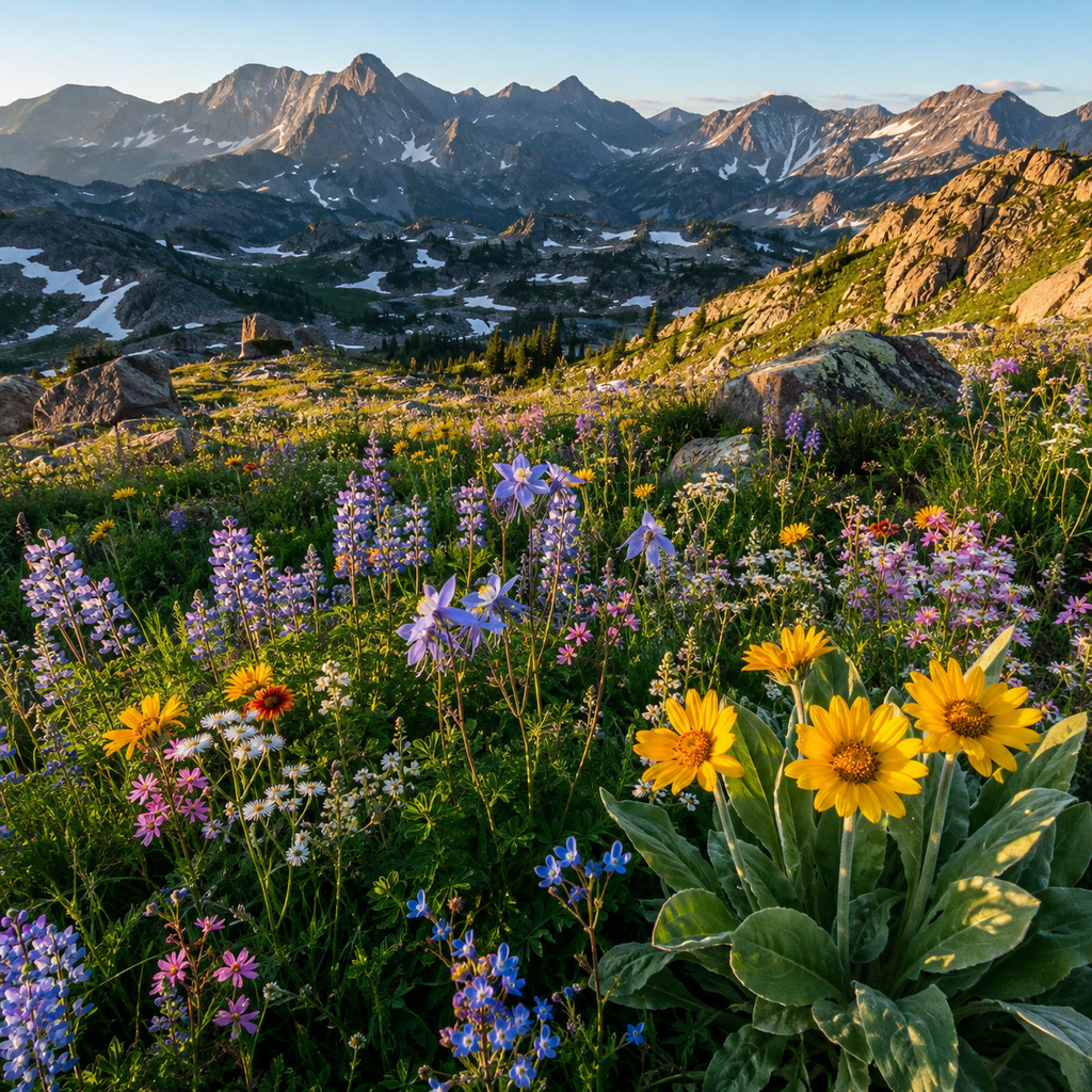 Native Mountain Wildflower