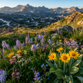 Native Mountain Wildflower