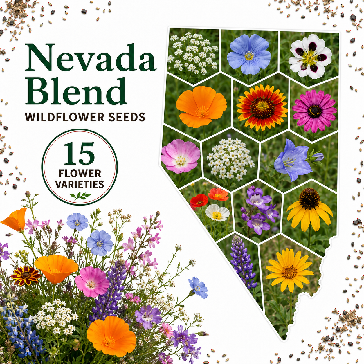 Nevada Blend, Wildflower Seed