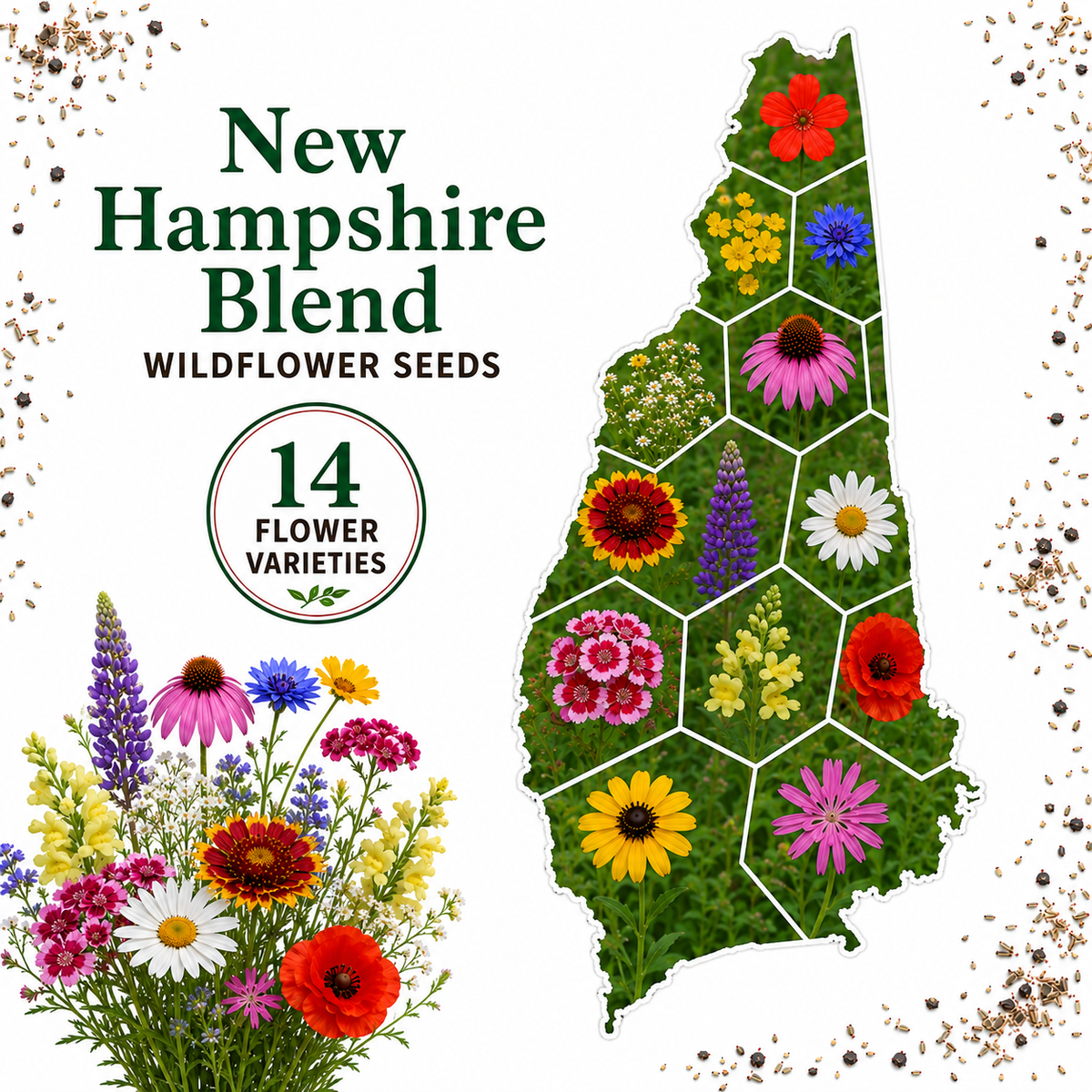New Hampshire Blend, Wildflower Seed