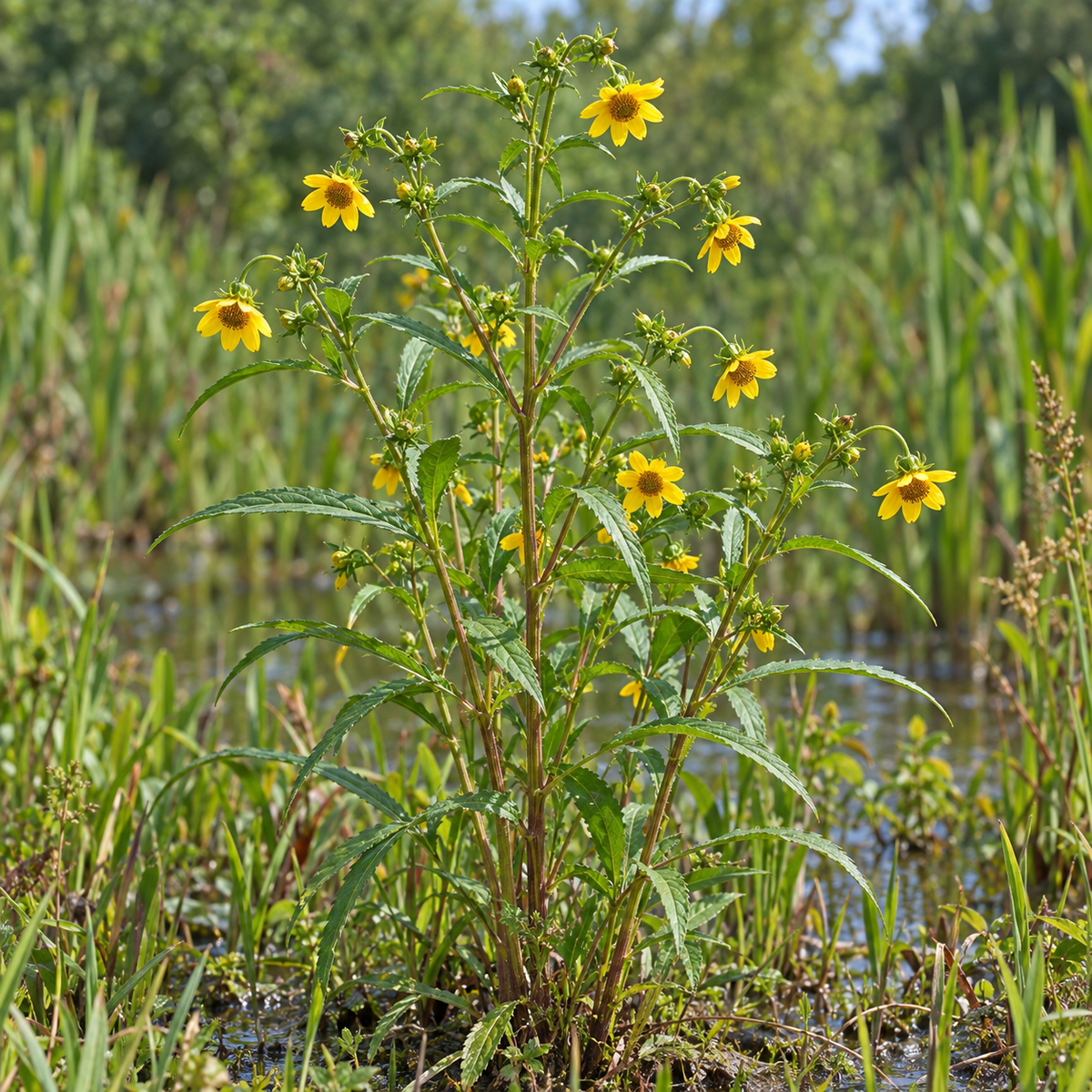 Nodding Bur Marigold, Bidens Seeds