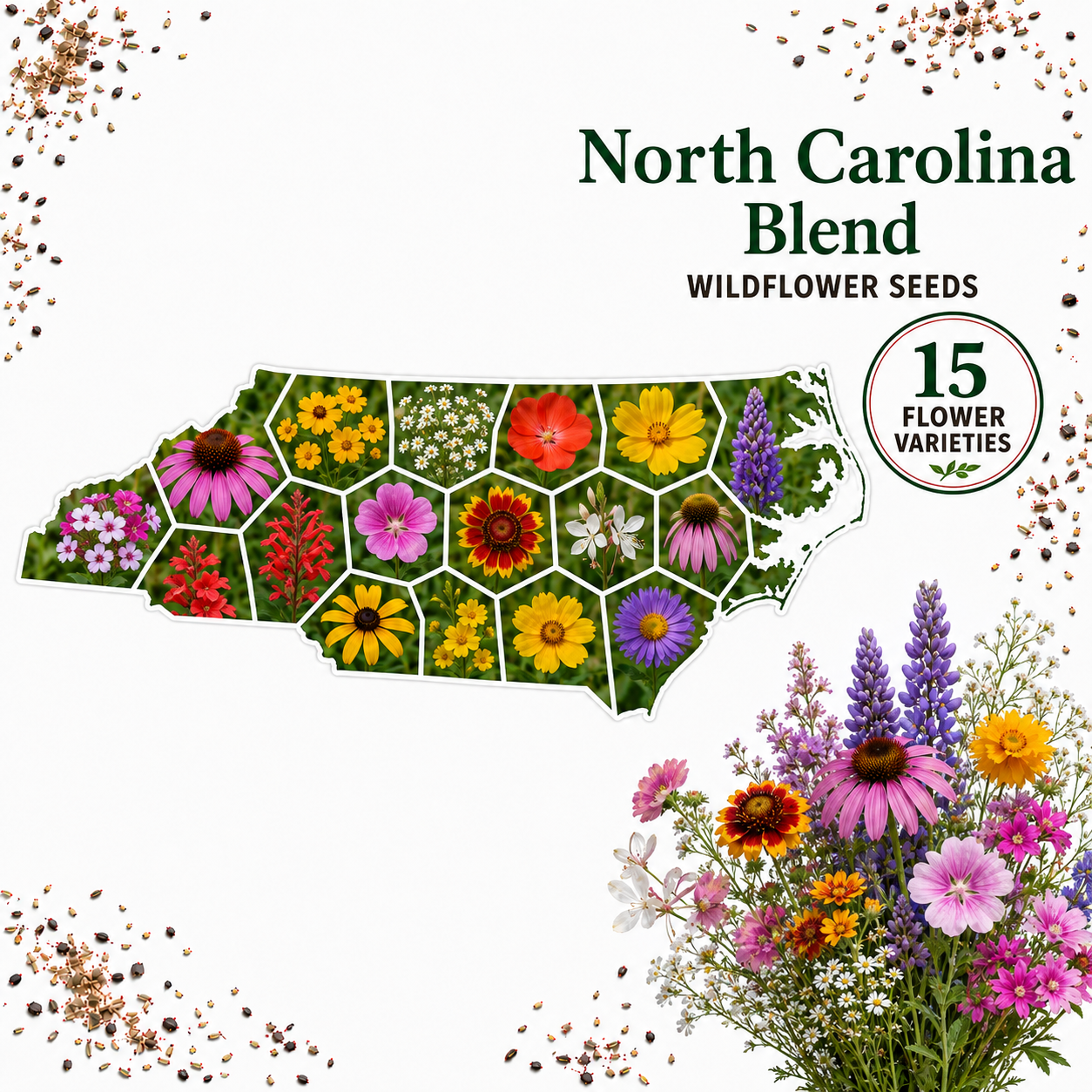 North Carolina Blend, Wildflower Seed