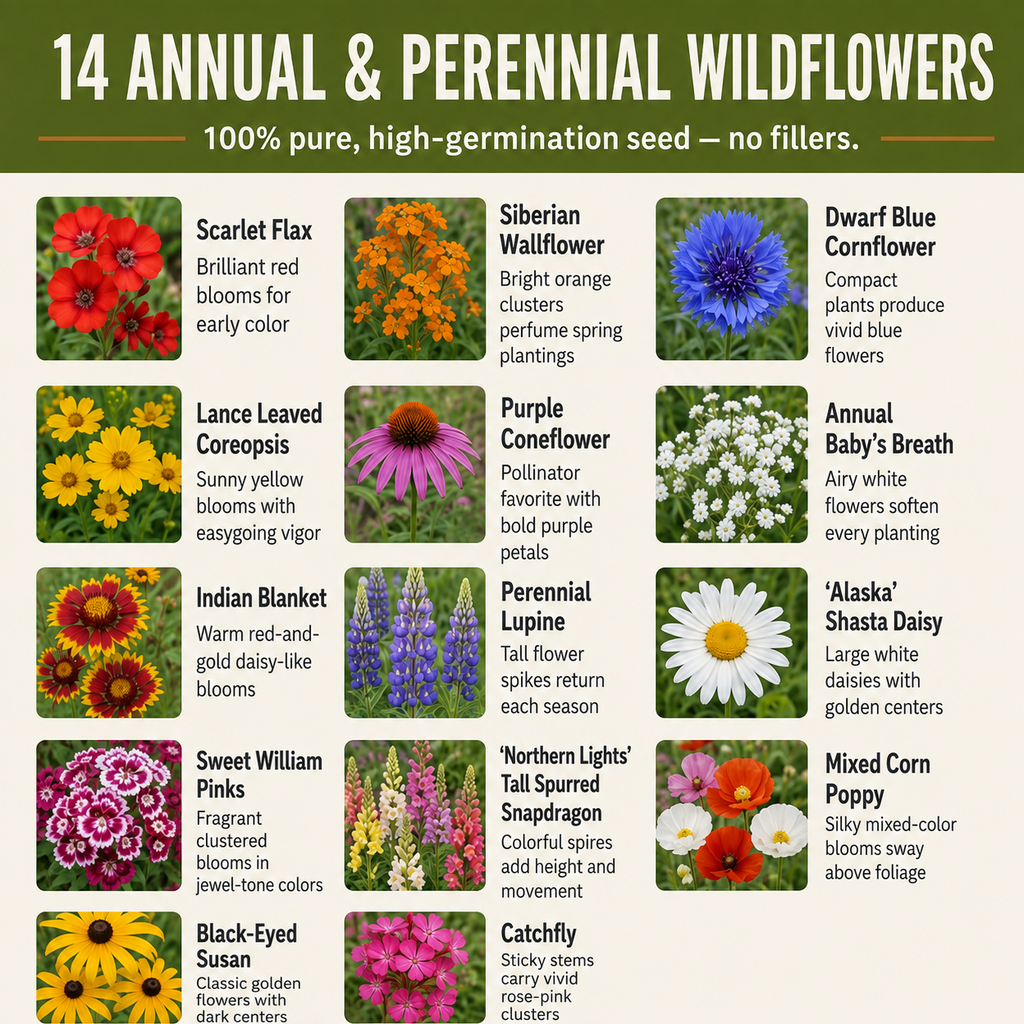 New Jersey Blend, Wildflower Seed