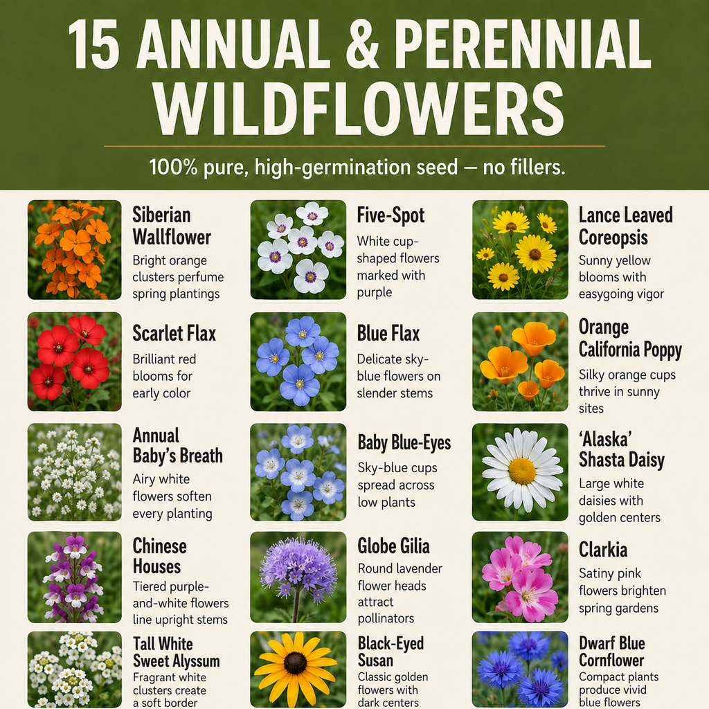 Washington Blend, Wildflower Seed