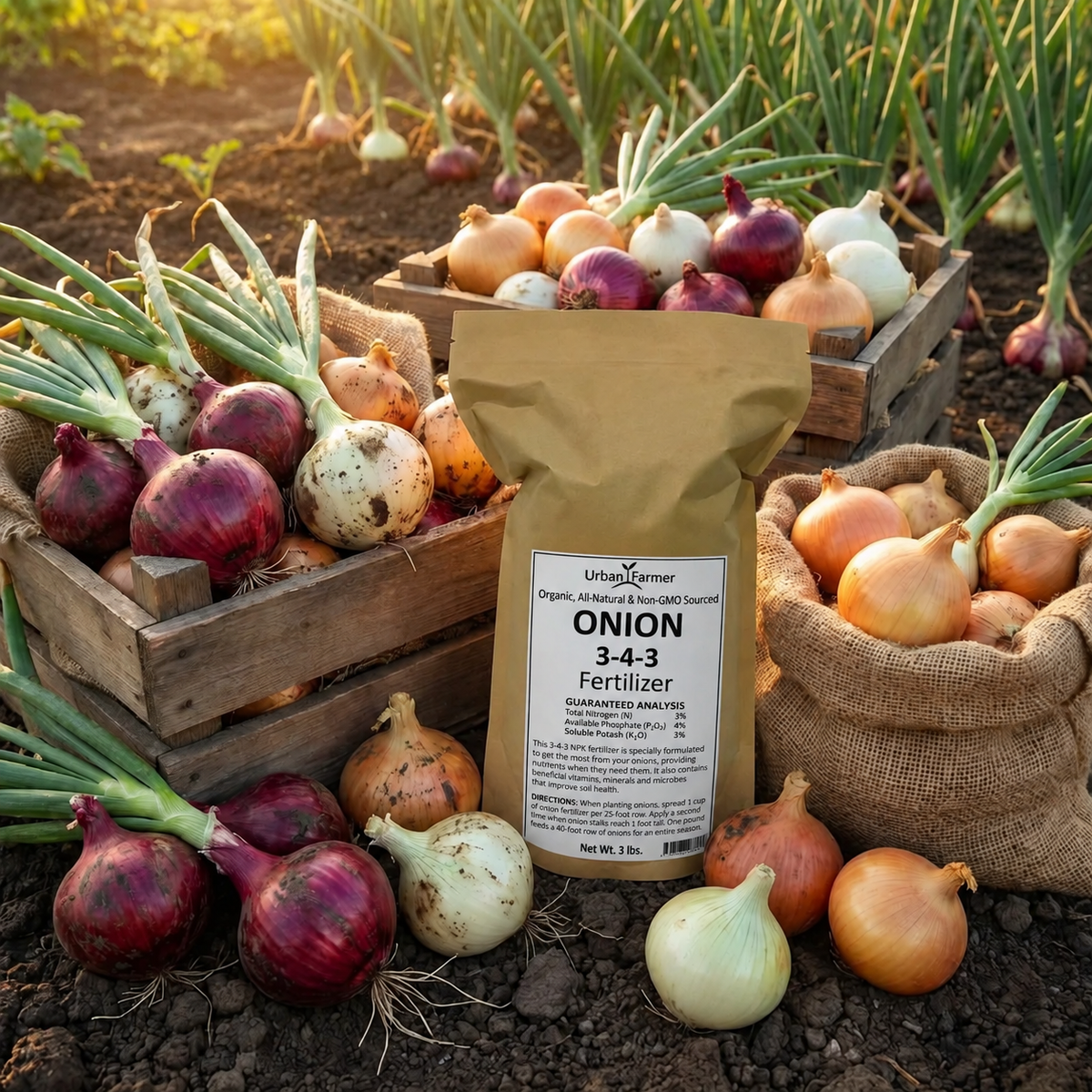 Organic Onion, Organic Fertilizers