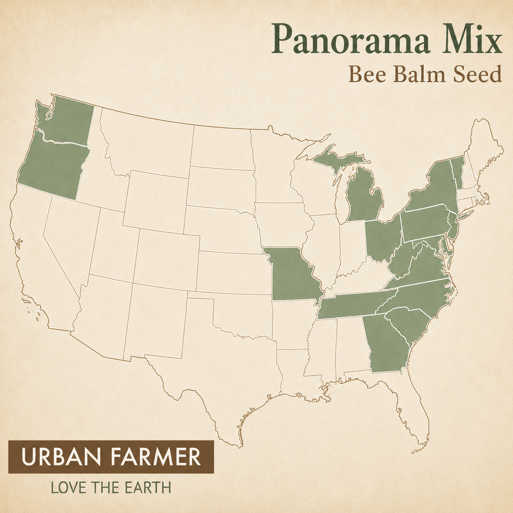 Panorama Mix Bee Balm native range